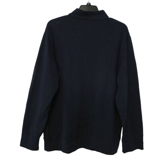 Polo Ralph Lauren Performance 1/4 Zip Blue Navy Gray Hoodie Mens Size XXL - Picture 7 of 7